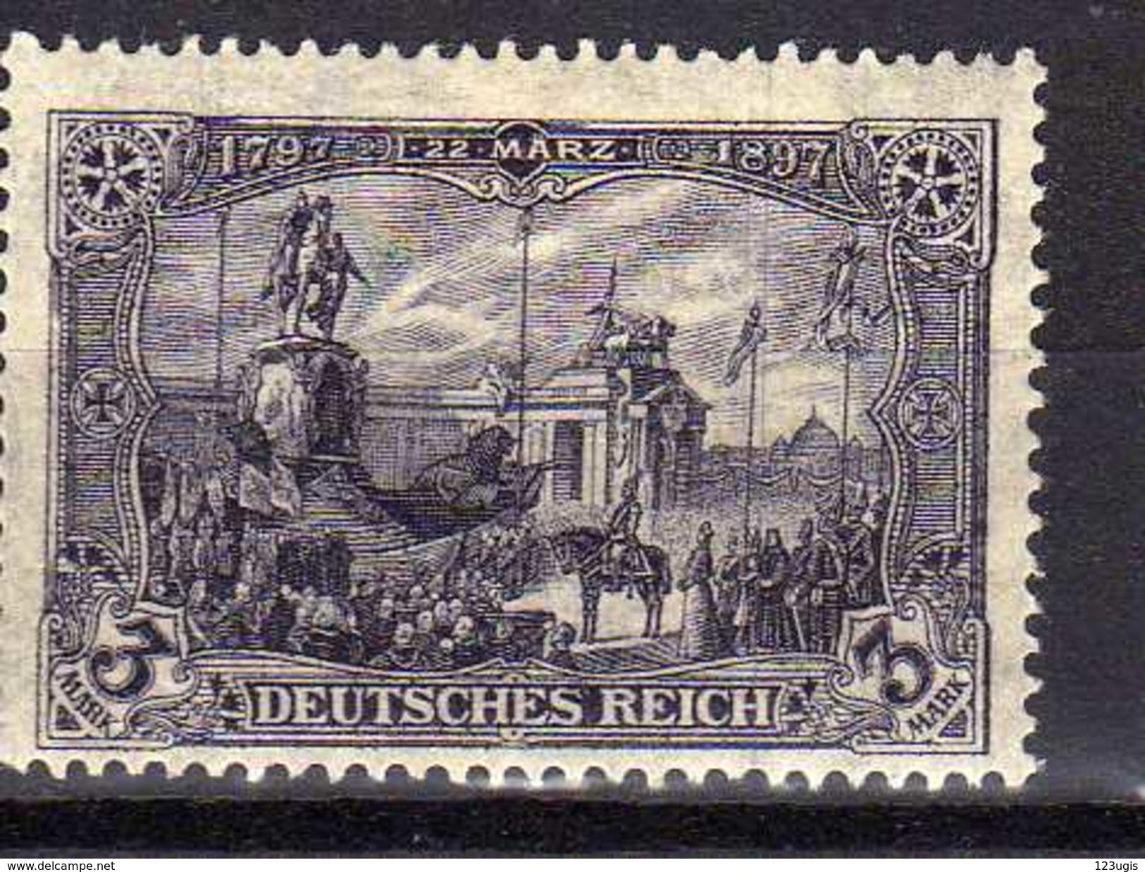 Deutsches Reich, 1915/19, Mi 96 B II B, * [180217L] - Ungebraucht