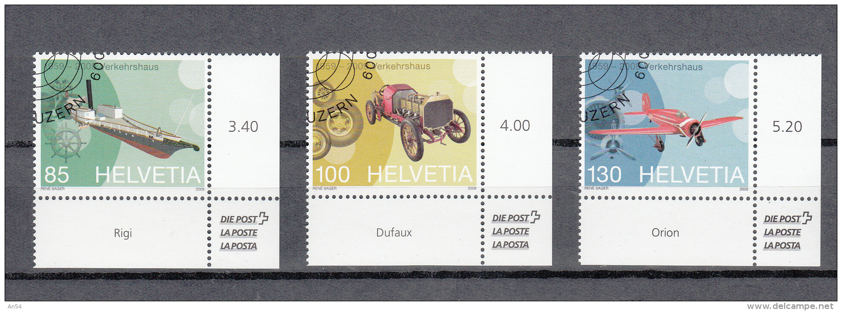 2009  N°1302 à 1304         OBLITERES       CATALOGUE  ZUMSTEIN - Used Stamps