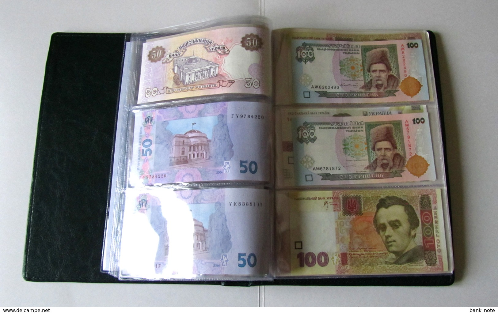 UKRAINE NATIONAL BANK SET 28 BANKNOTES IN ALBUM "20 YEARS OF CURRENCY REFORM" Unc