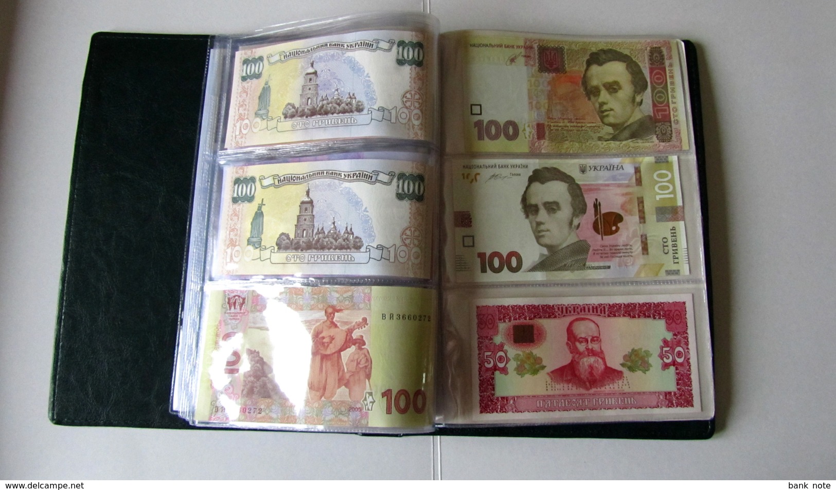 UKRAINE NATIONAL BANK SET 28 BANKNOTES IN ALBUM "20 YEARS OF CURRENCY REFORM" Unc