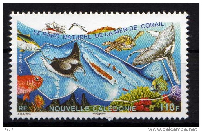 Nouvelle-Calédonie 2016 - Faune Marine, La Mer De Corail - 1val Neufs // Mnh - Unused Stamps