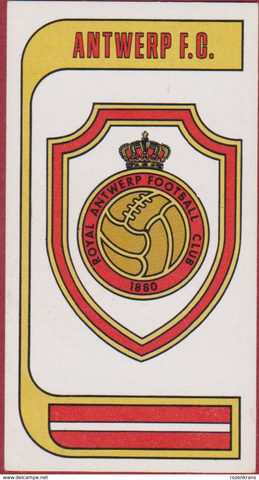 Panini Football Voetbal 83 1983 FC Royal Antwerp RAFC Club Autocollant Sticker Nr. 23 Logo Clublogo 1880 Great Old - Sports