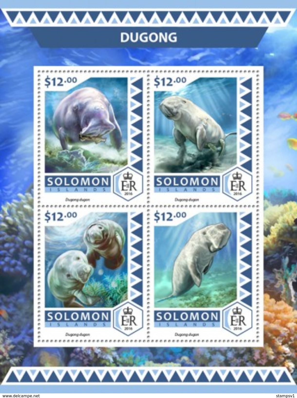 Solomon Islands. 2016 Dugong. (524a) - Sonstige & Ohne Zuordnung