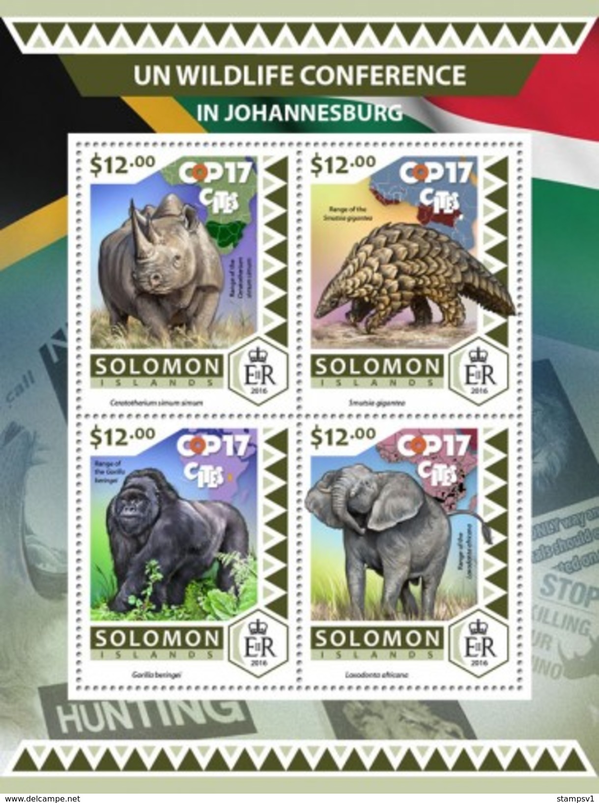 Solomon Islands. 2016 UN Wildlife Conference In Johannesburg. (519a) - Gorilla