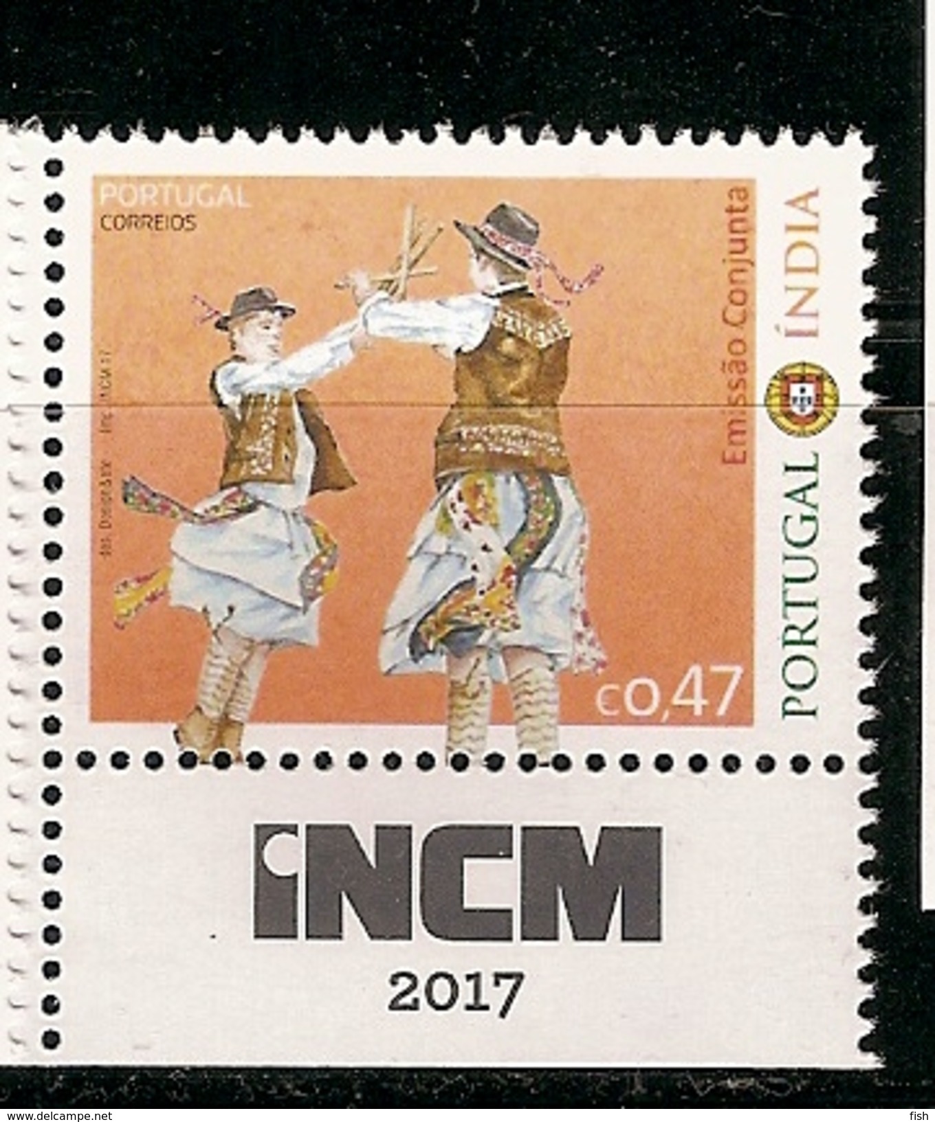 Portugal ** & Joint Edition With India, Traditional Customs 2017 (5782) - Nuovi