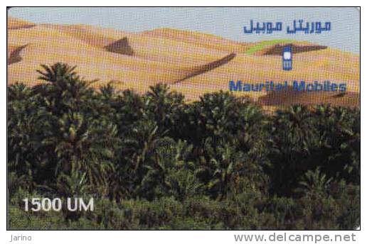Mauritanie, 1500 Units, Recharge Card - Mauritania