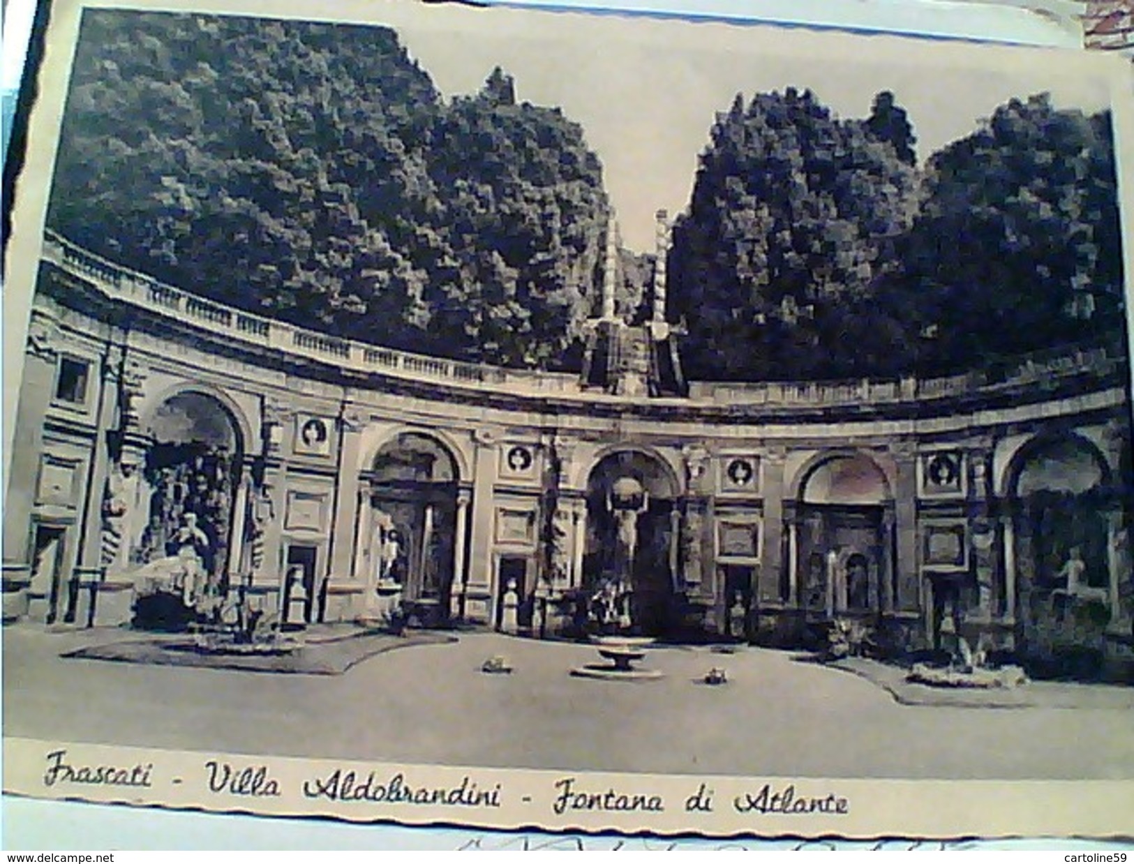 FRASCATI VILLA ALDOBRANDINI FONTANA DI ATLANTE  VB1938 GA12457 - Altri & Non Classificati