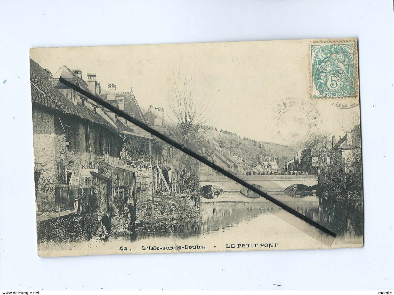 CPA - L'Isle Sur Le Doubs - Le Petit Pont - Isle Sur Le Doubs