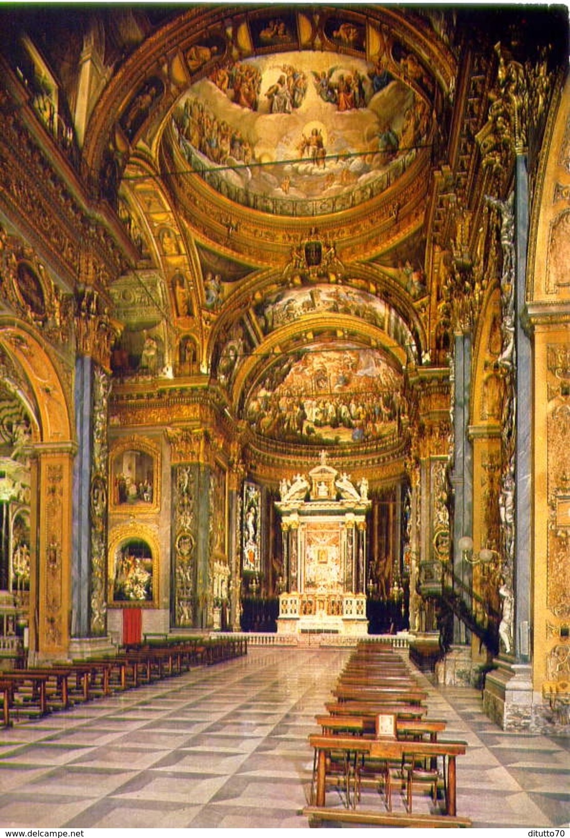 Chiavari - Genova - Cattedrale - Basilica Di N.s. Dell'orto - Interno - 347873 - Formato Grande Non Viaggiata &ndash; E1 - Genova (Genoa)