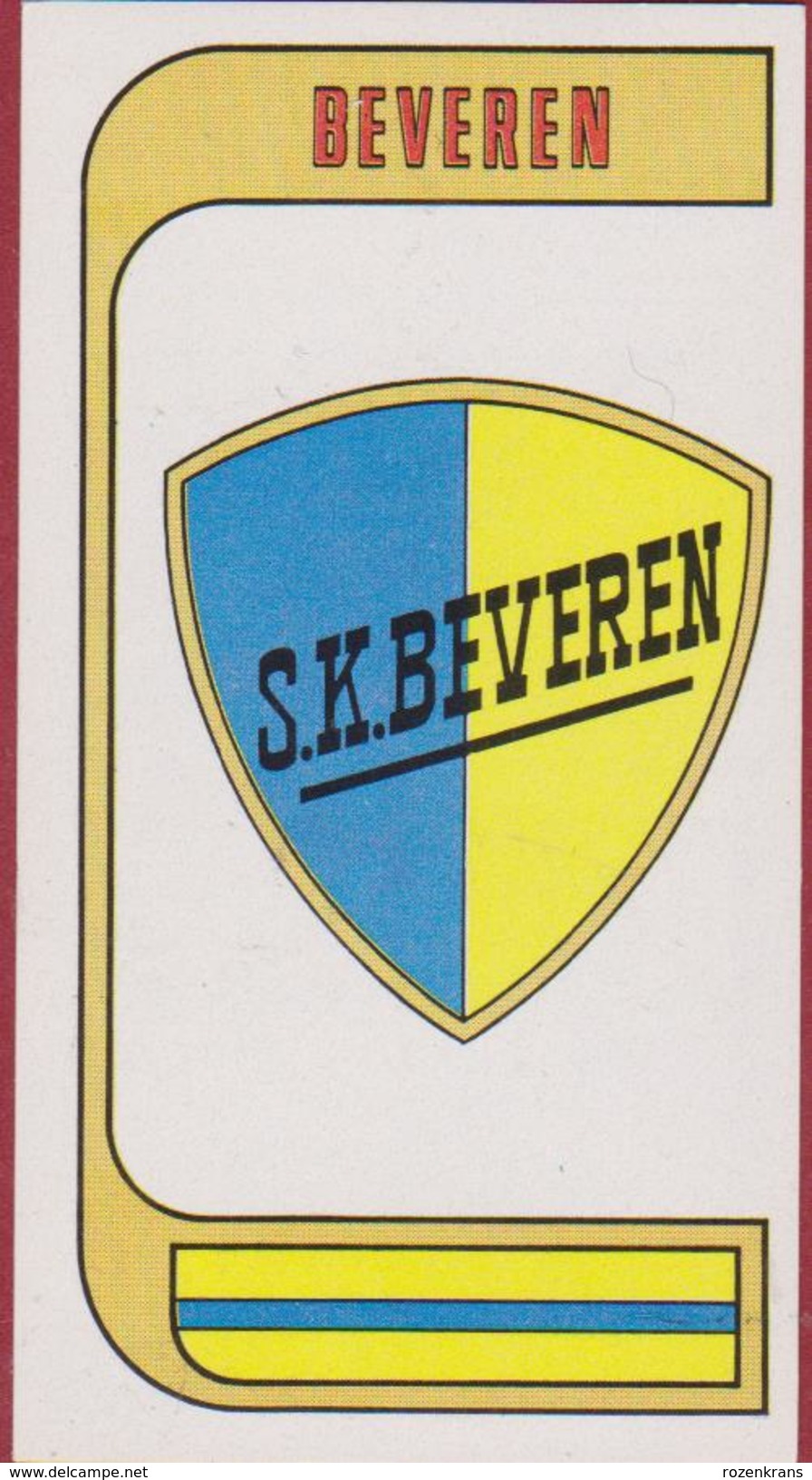 Panini Football 83 Voetbal Belgie Belgique 1983 Sticker Autocollant KSK SK Beveren Nr. 59 Logo Clublogo - Sports