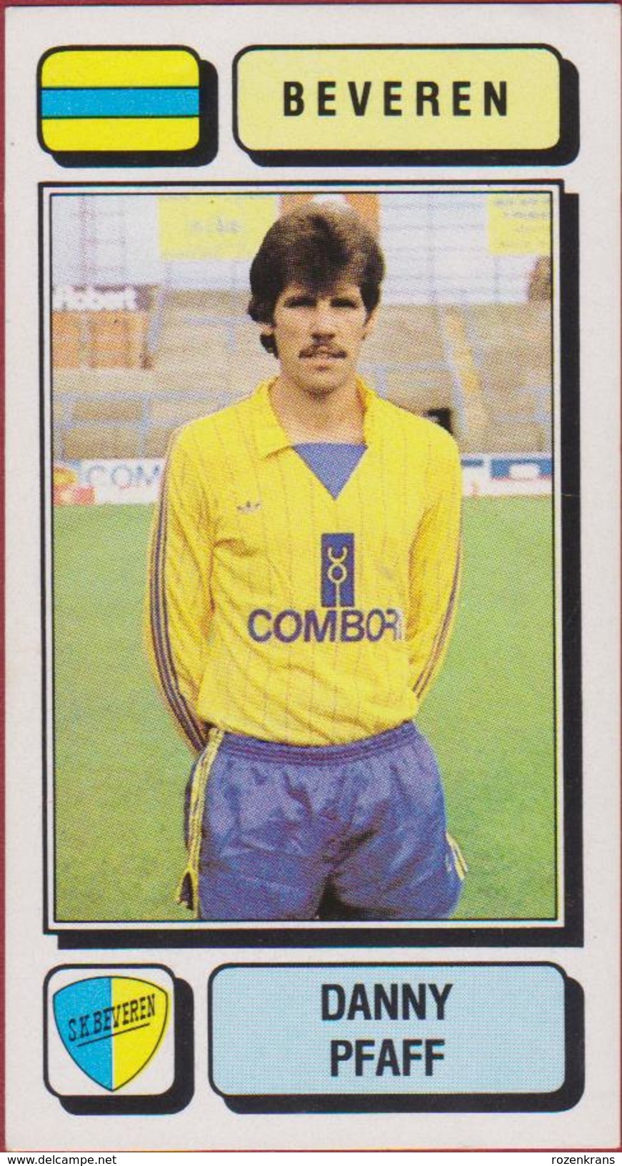 Panini Football 83 Voetbal Belgie Belgique 1983 Sticker Autocollant KSK SK Beveren Nr. 74 Danny Pfaff - Deportes