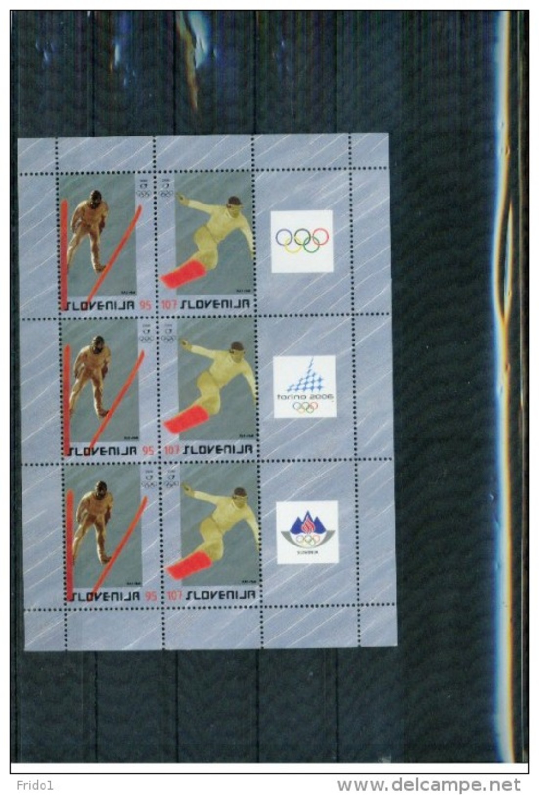 Slowenien / Slovenia 2006 Olympic Games Torino Kleinbogen / Sheet Postfrisch / MNH - Hiver 2006: Torino