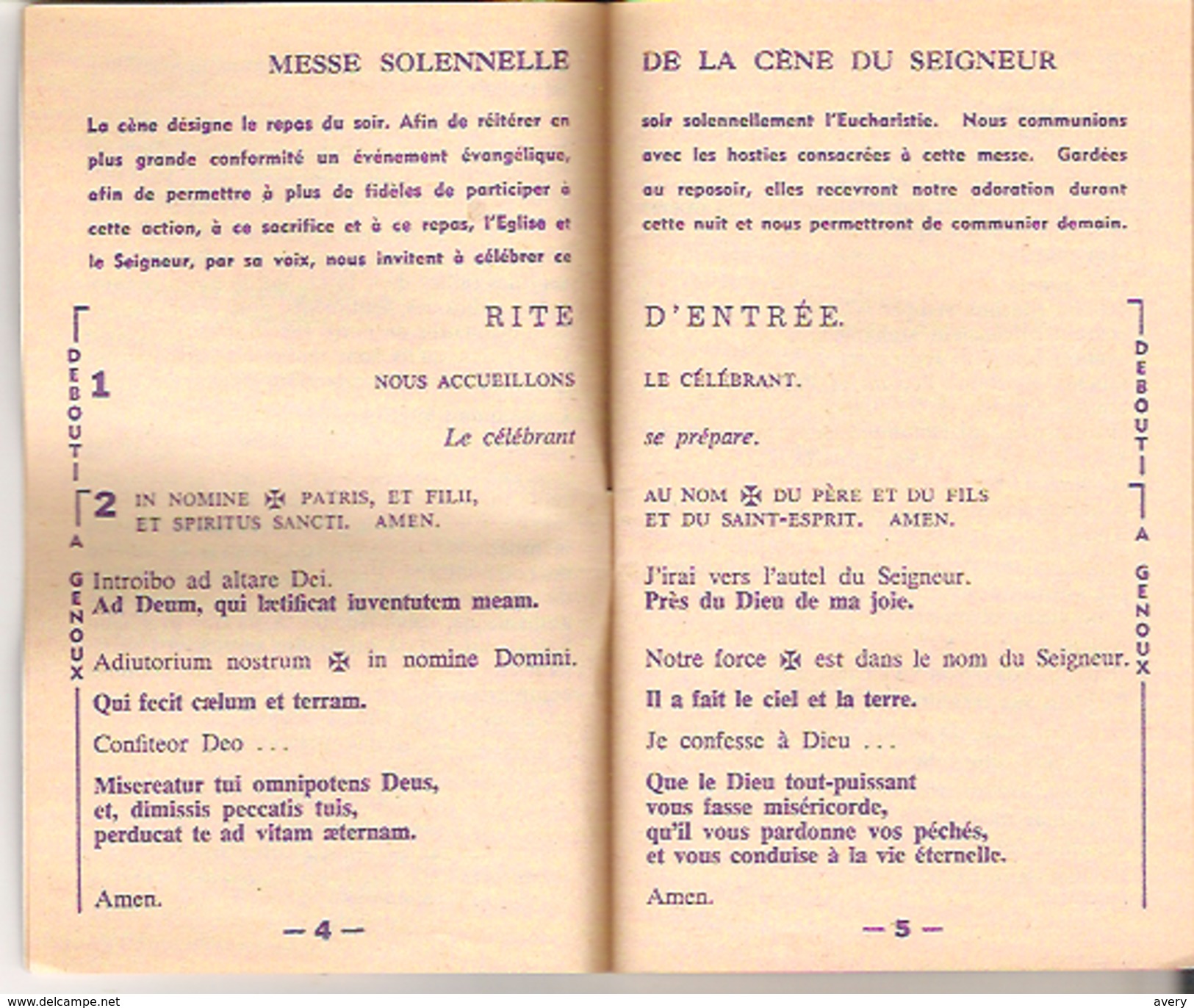 Prie Avec L'Eglise  Le Triduum Du Christ Crucifie, Enseveli Et Ressuscite Jeudi - Vendredi Samedi Saints 96 Pp - Religion