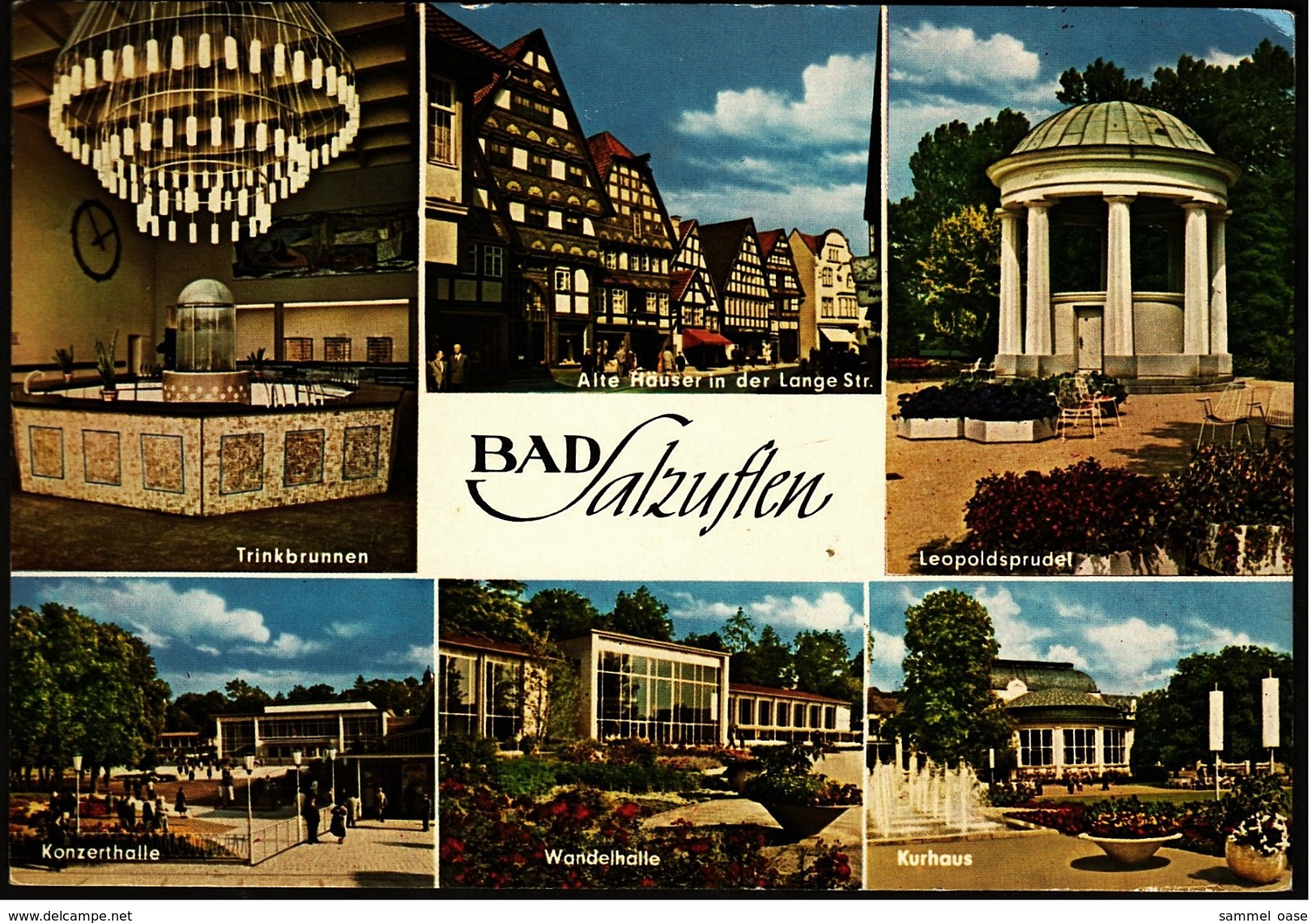Bad Salzuflen  -  Mehrbild-Ansichtskarte Ca. 1958    (6652) - Bad Salzuflen