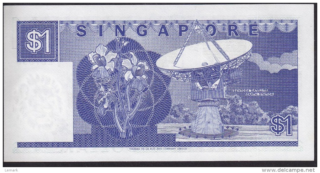 Singapore 1 Dollar 1987 P18a  UNC - Singapour