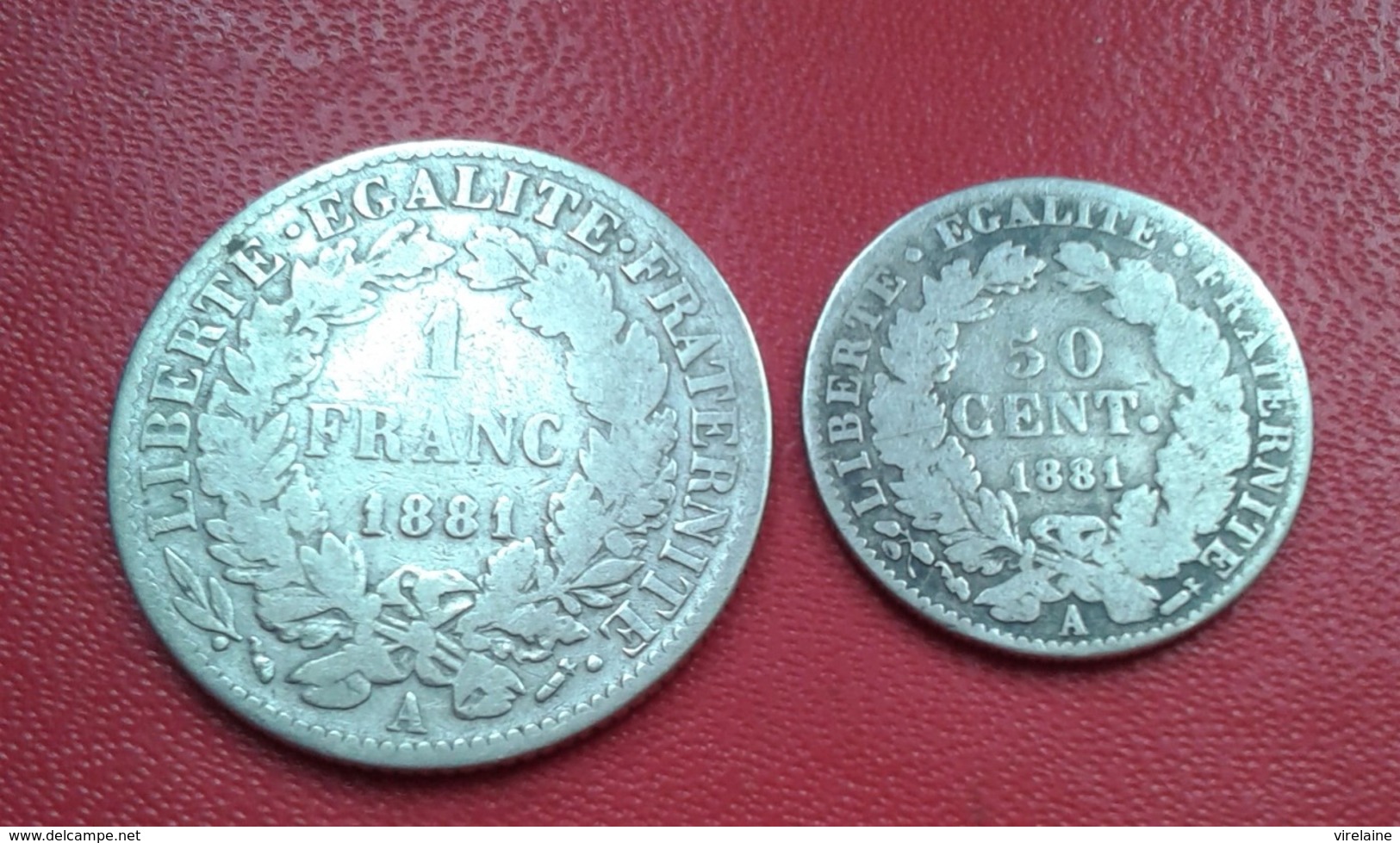 FRANCE 1 FRANC  ET 50 CENTIMES 1881 A CERES   N° 252 D - Altri & Non Classificati