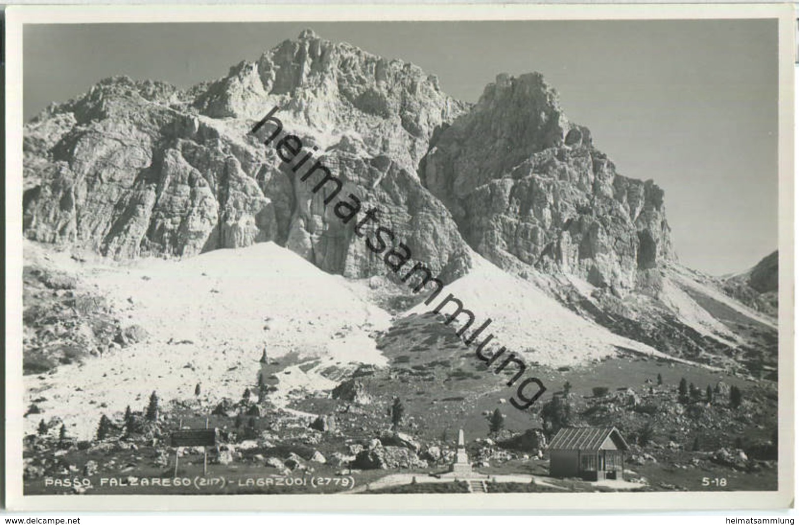 Passo Falzarego - Lagazuoi - Foto-Ansichtskarte - Sonstige & Ohne Zuordnung