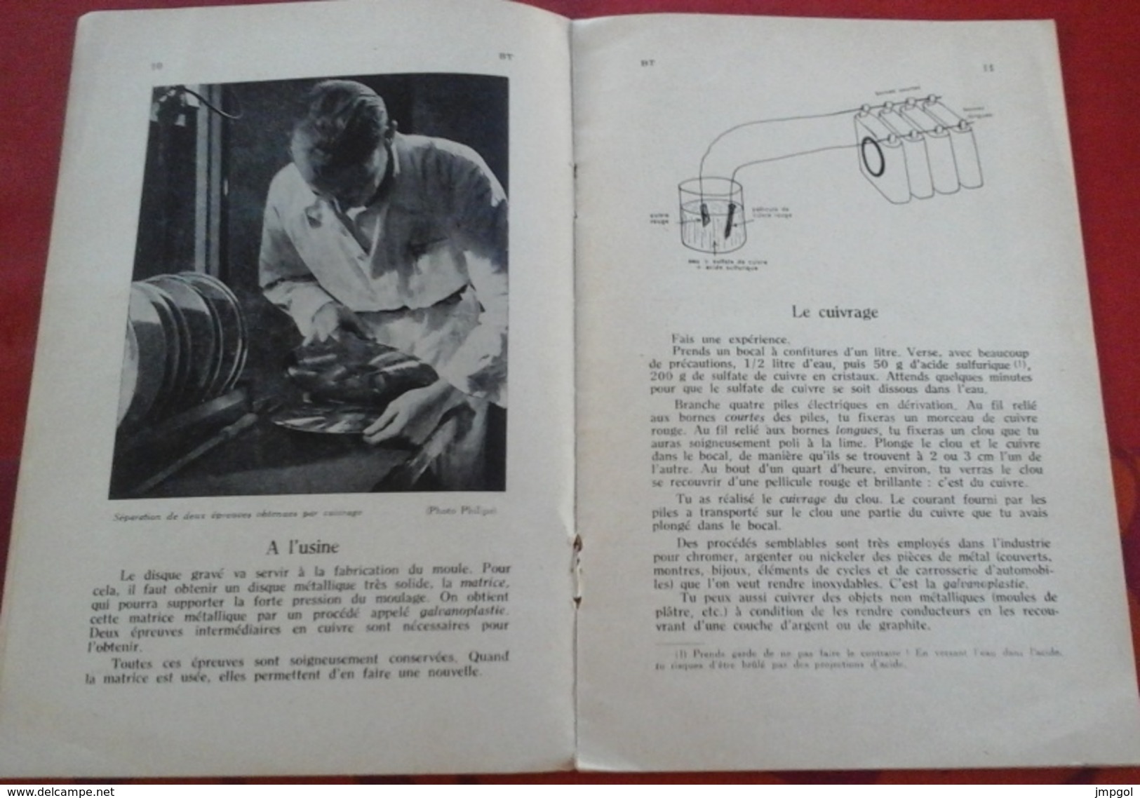 Magazine Bibliothèque De Travail N° 296 1er Janvier 1955 Naissance D'un Disque - Audio-video