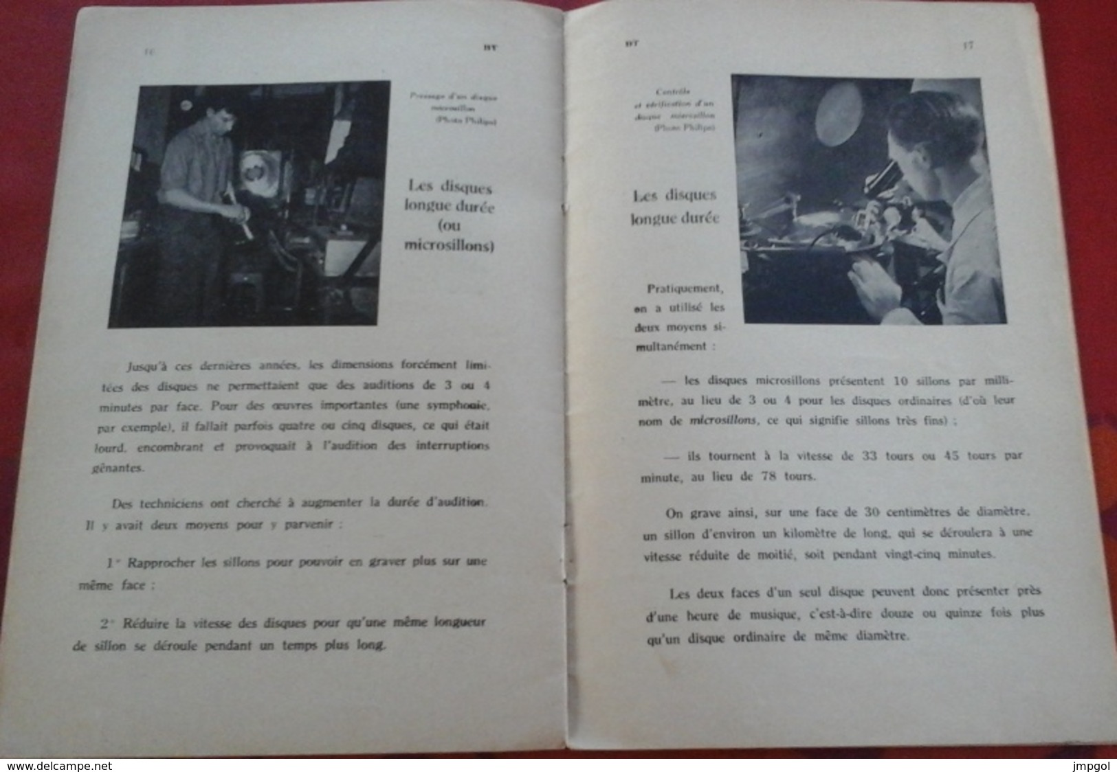 Magazine Bibliothèque De Travail N° 296 1er Janvier 1955 Naissance D'un Disque - Audio-video