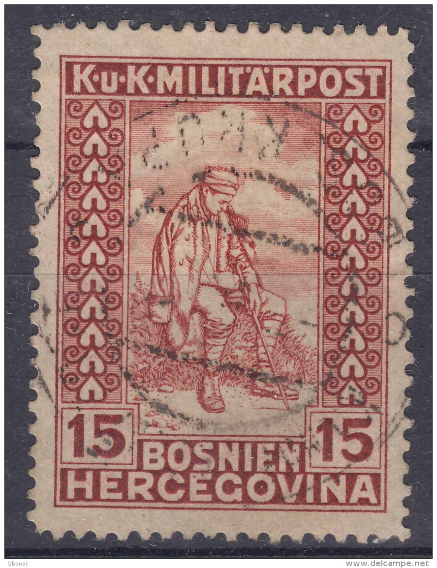 Austria Occupation Of Bosnia 1918 Mi#143 Used - Used Stamps