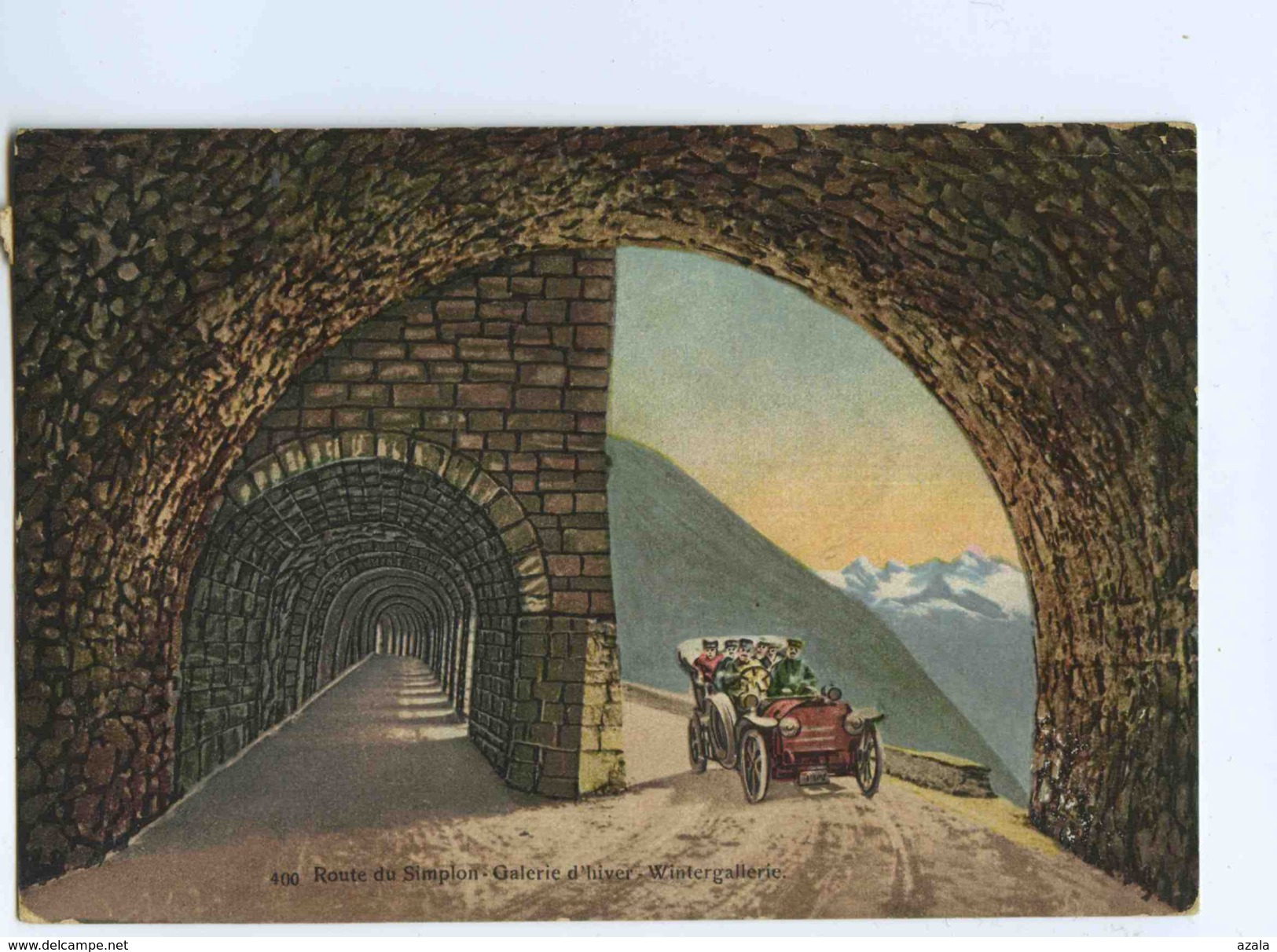 A 19432   -   Route Du Simplon  -  Galeried'hiver  -  Wintergallerie - Simplon