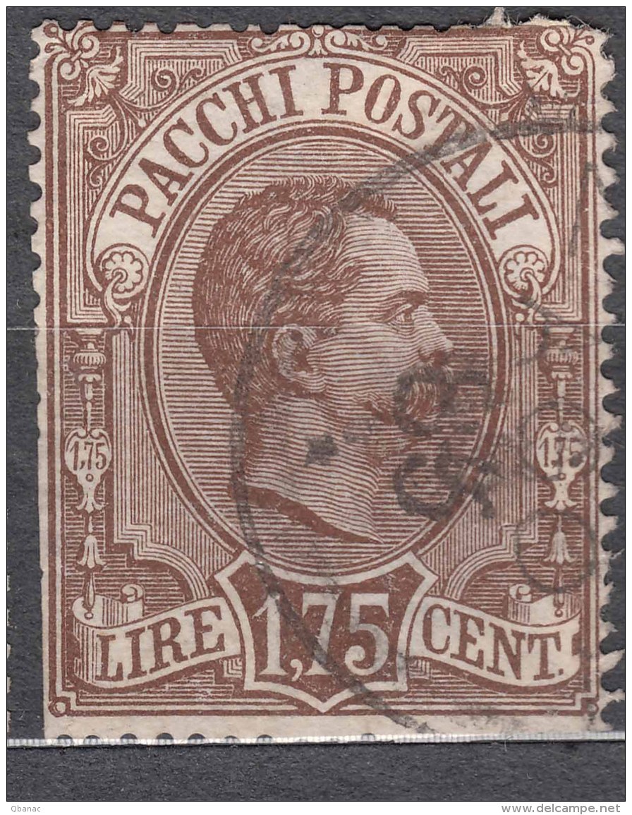 Italy 1884 Pacchi Postali Mi#6 Sassone#6 Used - Gebraucht