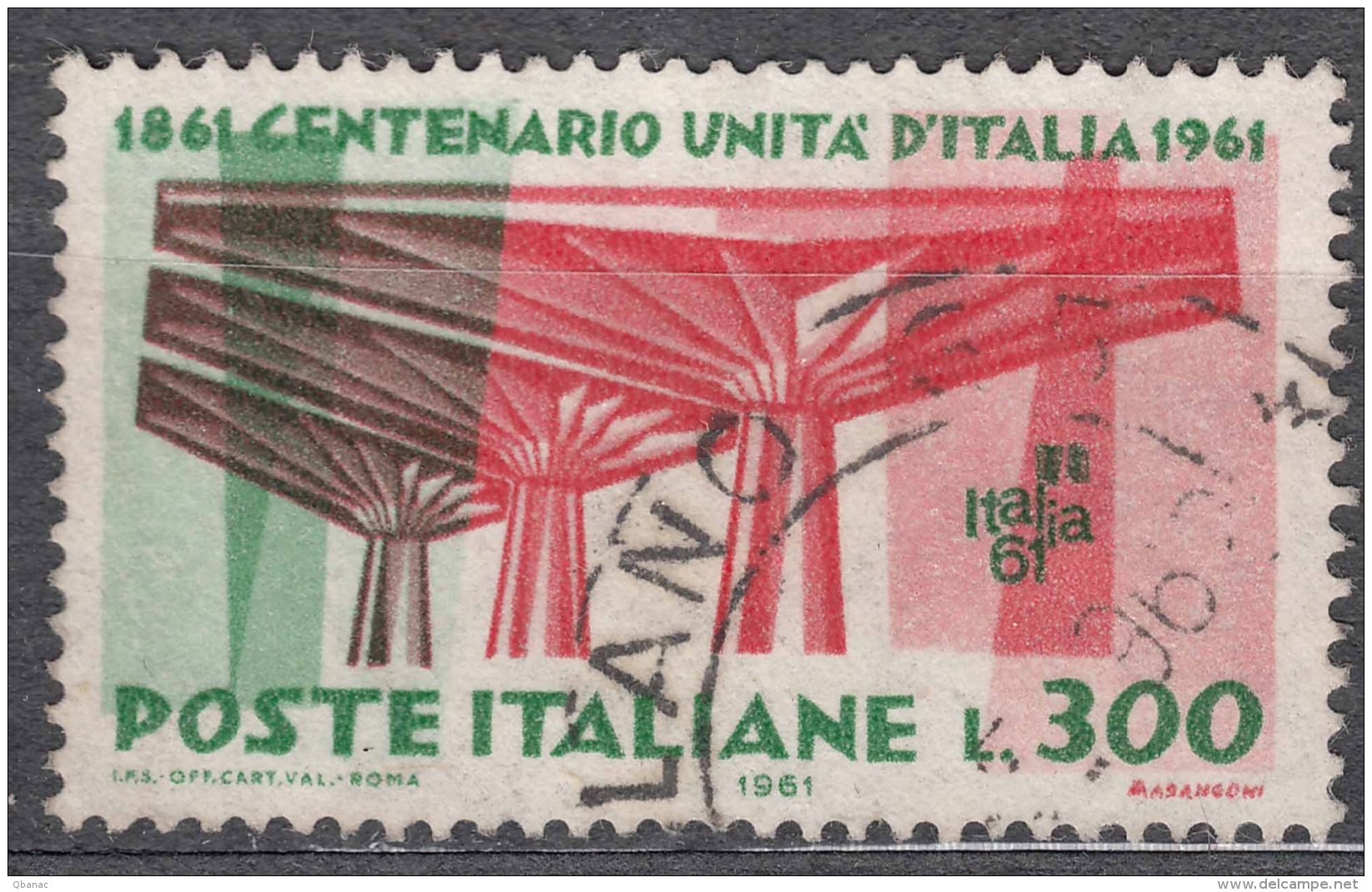 Italy Republic 1961 Mi#1112 Used 300 Lire - 1961-70: Used