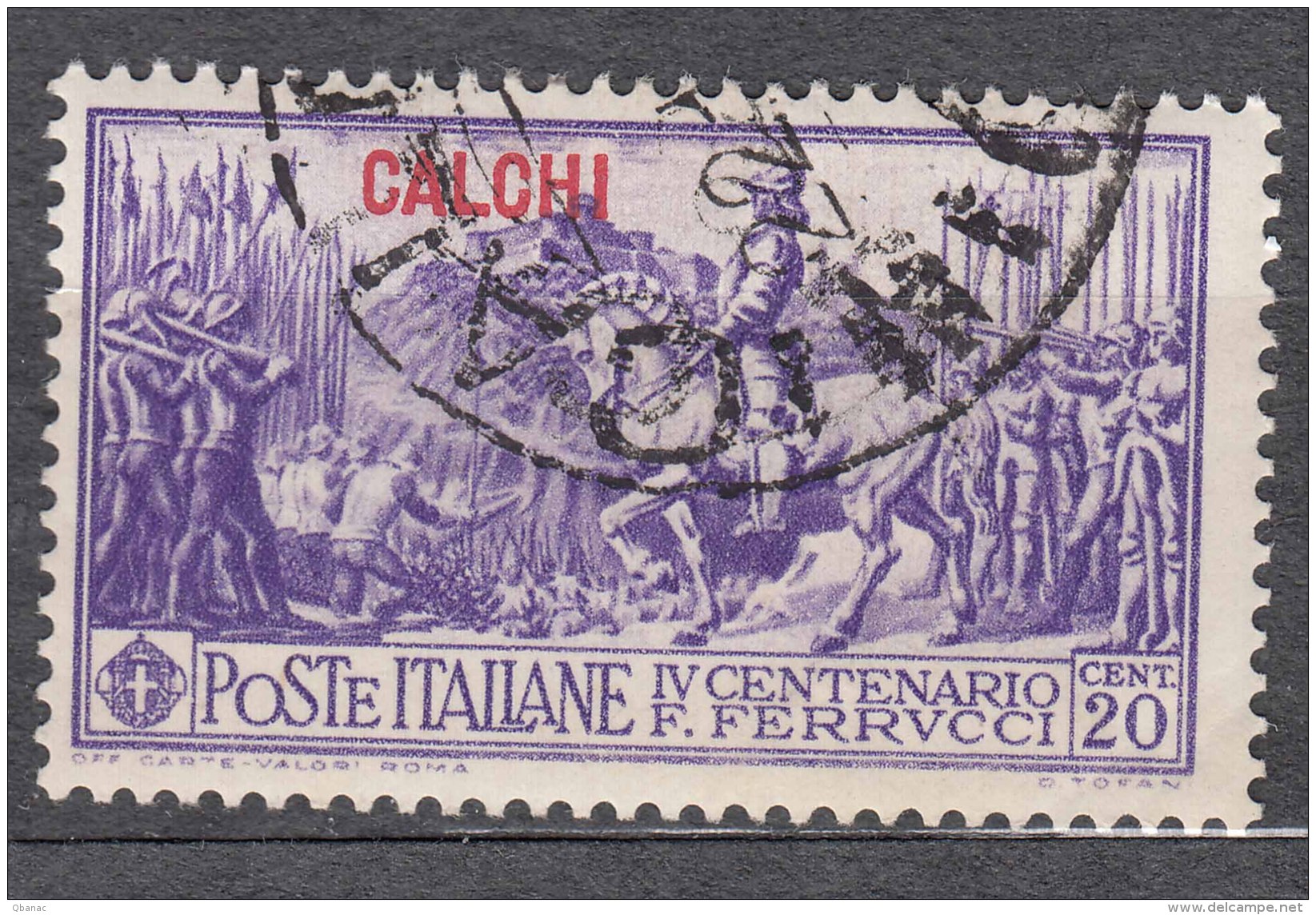 Italy Colonies Aegean Islands Carchi (Karki) 1930 Sassone#12 Mi#26 IV Used - Egeo (Carchi)