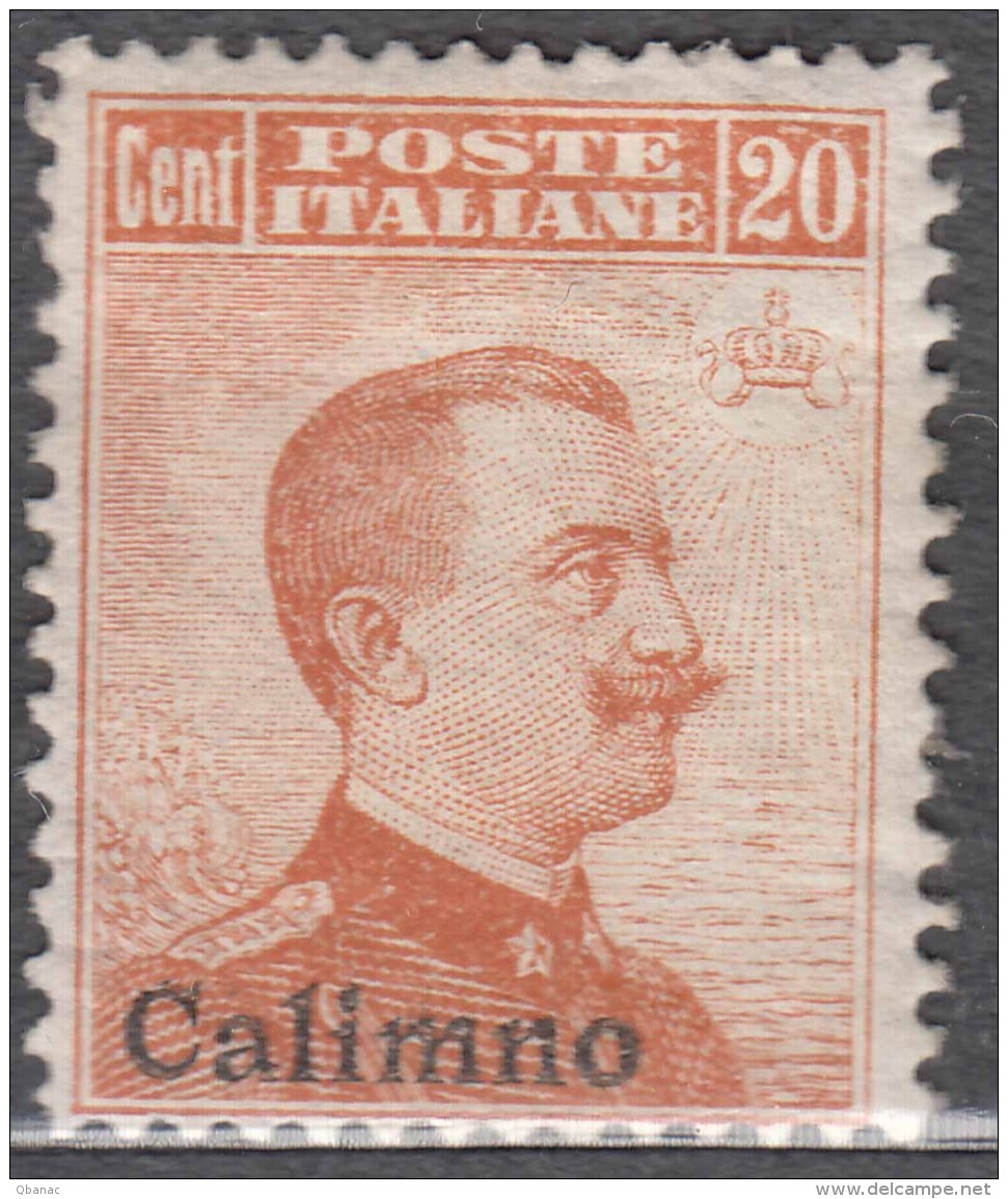 Italy Colonies Aegean Islands Calimno (Calino) 1916/1922 Sassone#9 Mi#11 I (without Watermark) Mint Hinged - Aegean (Calino)