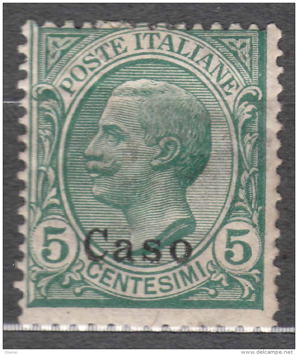 Italy Colonies Aegean Islands Caso 1912 Sassone#2 Mi#4 II Mint Hinged - Aegean (Caso)