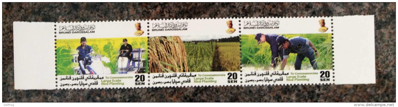 BRUNEI 2011Rice Planting Set MNH - Brunei (1984-...)