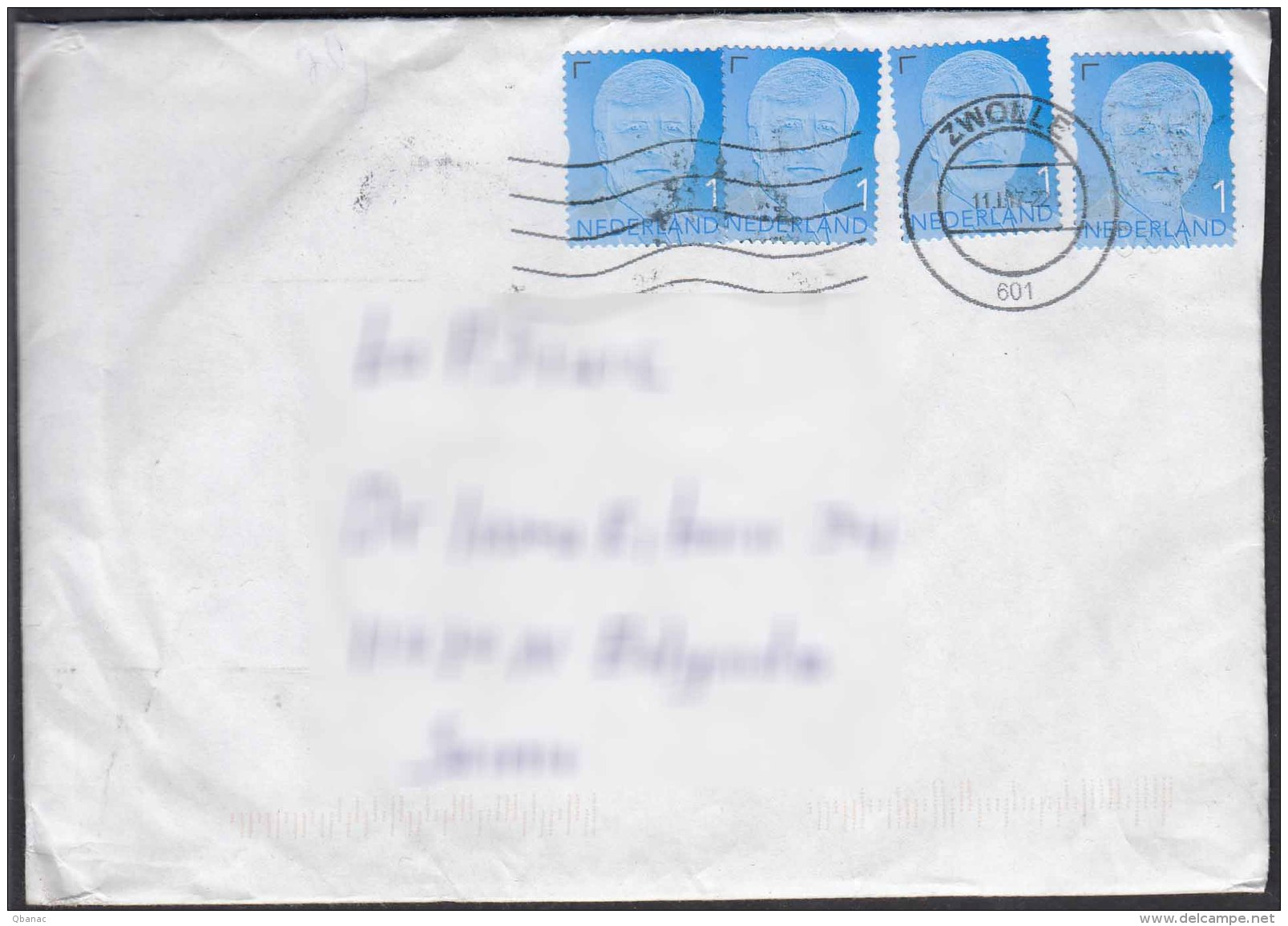 Netherlands Modern Cover To Serbia - Storia Postale