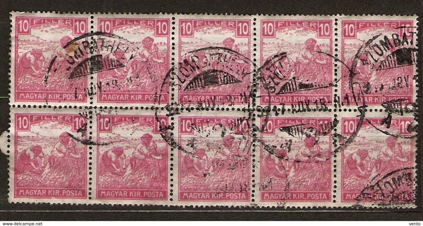 Hungary 1916 Mi 186 Szombathely 10x - Used Stamps