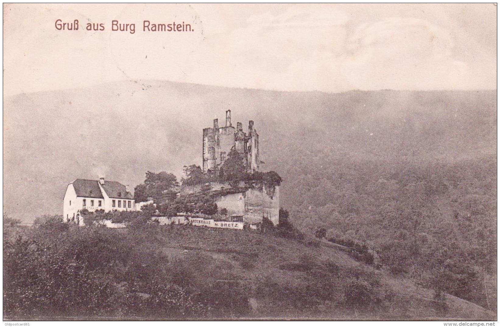 ALTE AK  KORDEL (Eifel) / Rhld.-Pf.  - Burg Ramstein - Gelaufen 1907 - Other & Unclassified