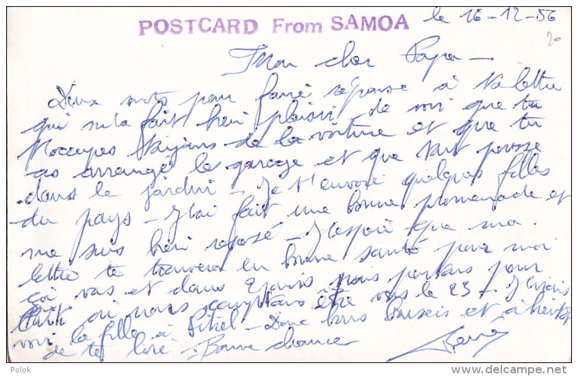 Carte Format Cpa - We Live In Samoa (jeunes Filles Aux Seins Nus) - Samoa