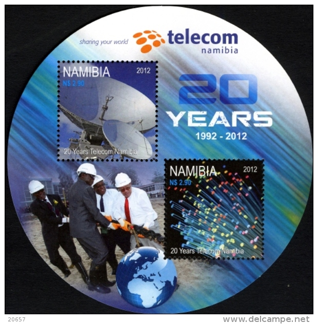Namibie Namibia Bf 083 Télécom , Satellite , Fibre Optique - Telekom