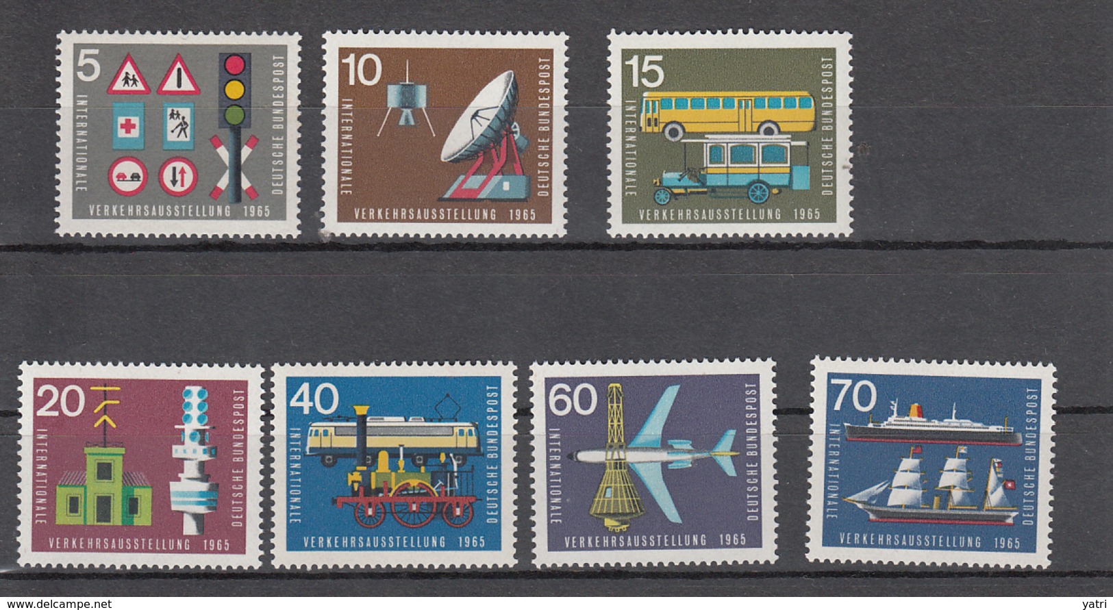 Germania Federale (1965) - Mi. 468/474 ** - Ungebraucht