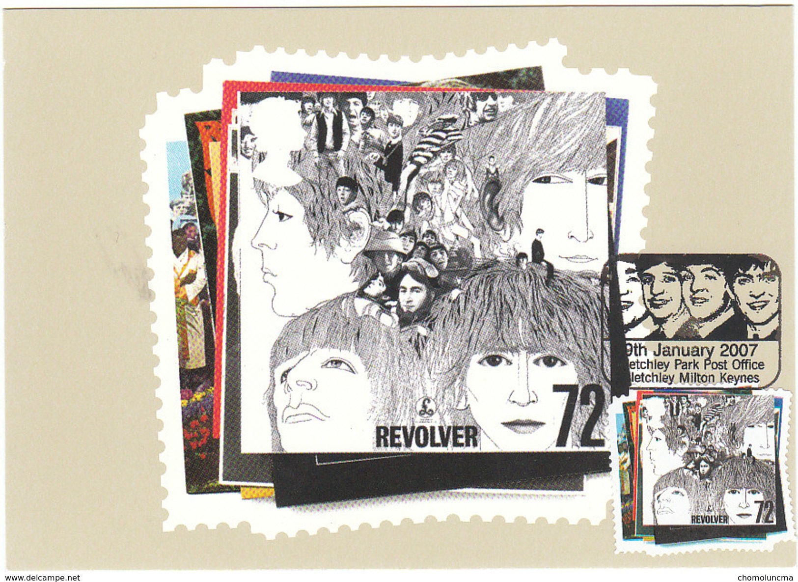 Beatles Music Musique Revolver Royal Mail Maximum Card - Musik