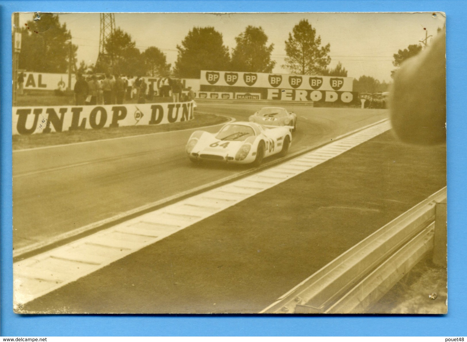 24 HEURES DU MANS 1969 - Porche 908: N° 64 - Photo - Le Mans