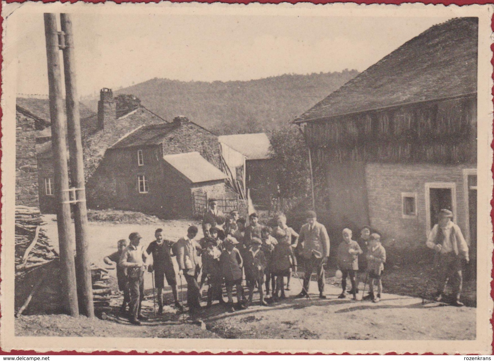 Grote Kaart Grand Format Vresse Sur Semois Namur Maisons De Vacances Pour La Jeunesse - Maison De Laforêt - Vresse-sur-Semois