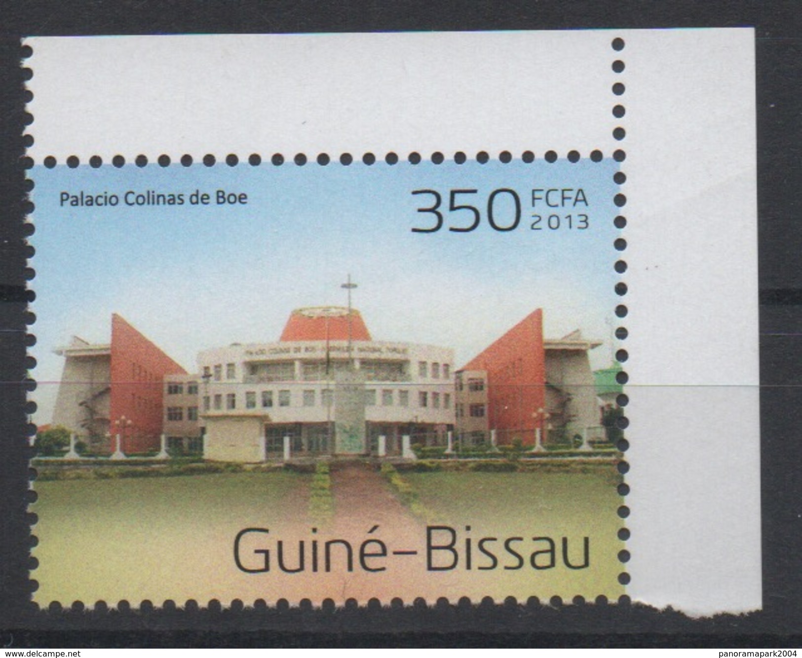 Guiné-Bissau Guinea Guinée Bissau 2013 Mi. ? Palacio Colinas De Boe Palast Palais Architecture - Guinée-Bissau
