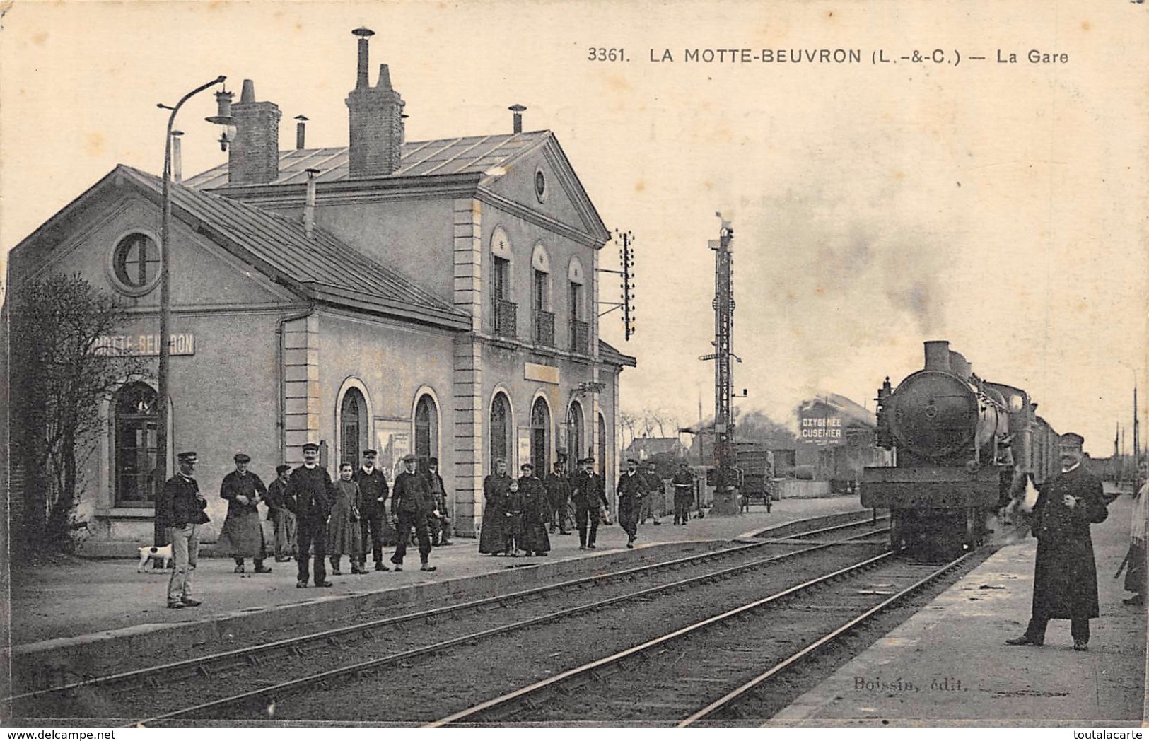 CPA 41 LA MOTTE BEUVRON LA GARE - Lamotte Beuvron