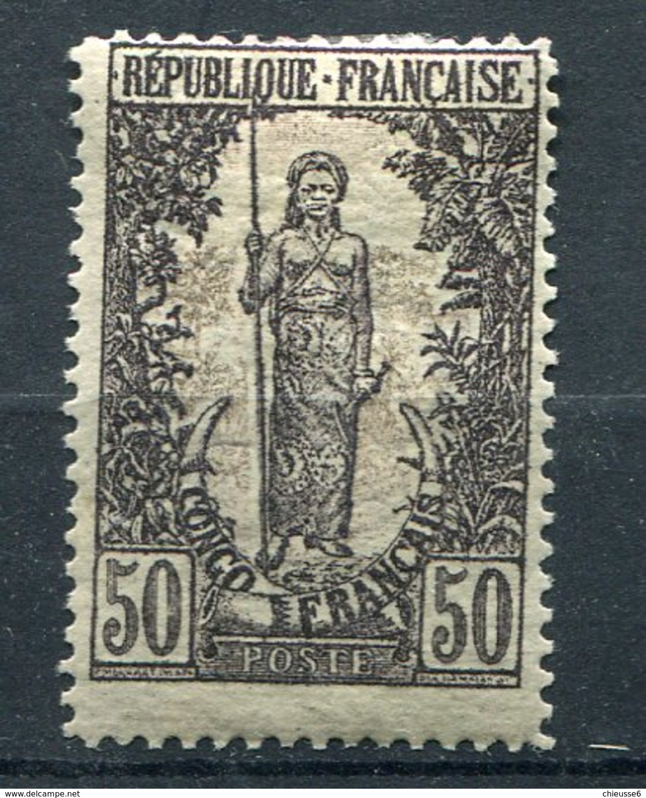 Congo * - N° 37 - 50c - Neufs