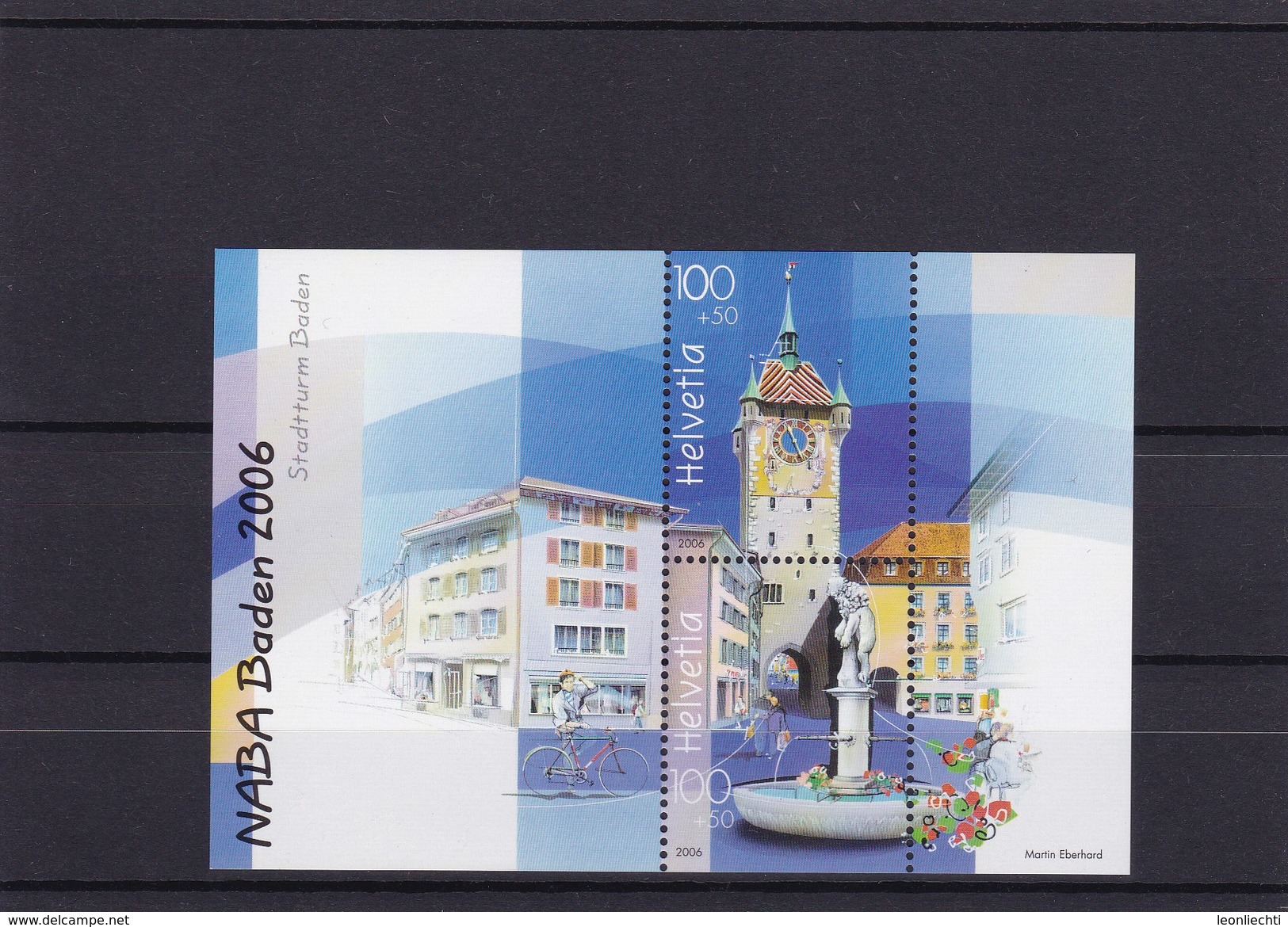 2006 Sonderblock Briefmarkenausstellung Baden.  Mi. Bl. 41** - Blocs & Feuillets