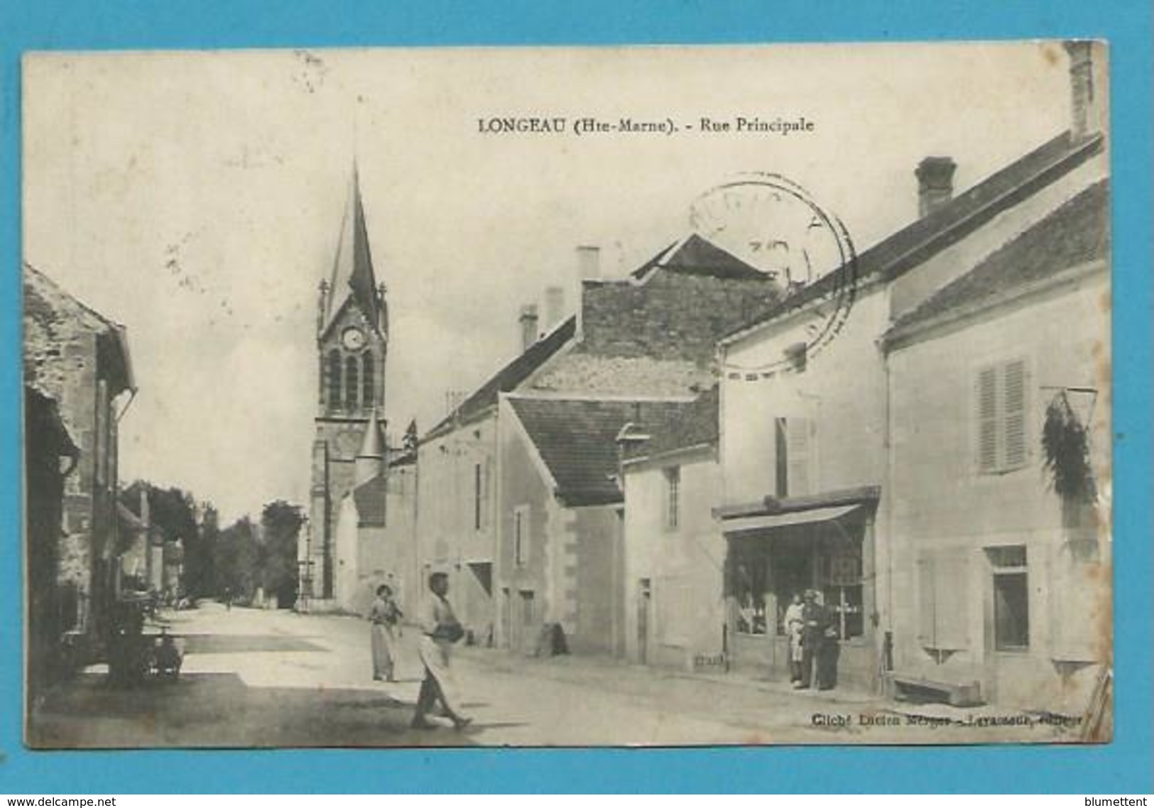 CPA - Rue Principale LONGEAU 52 - Le Vallinot Longeau Percey