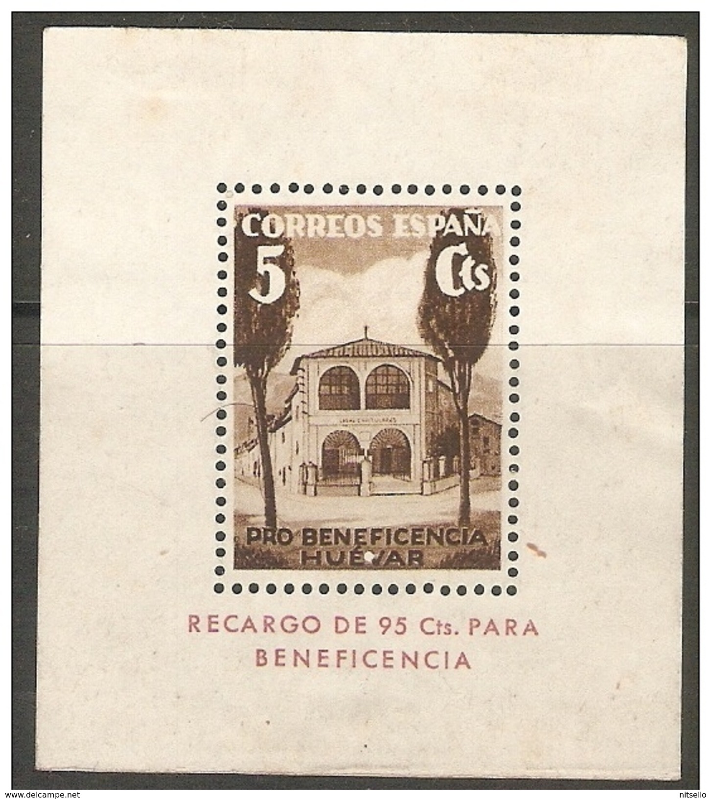 LOTE 2112  ///  (C140) GUERRA CIVIL - HUEVAR  FESOFI Nº 57 (NUEVOS SIN GOMA Y MANCHAS DEL TIEMPO) - Republican Issues