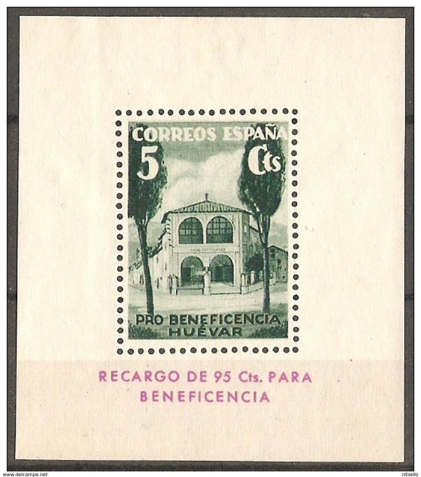 LOTE 2112  ///  (C140) GUERRA CIVIL - HUEVAR  FESOFI Nº 54 (NUEVOS SIN GOMA Y MANCHAS DEL TIEMPO) - Republikeinse Uitgaven