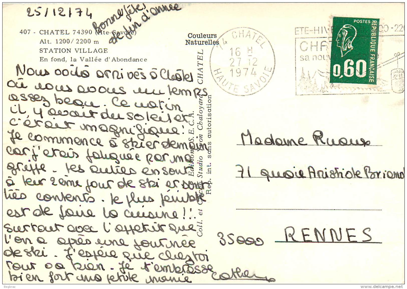 CHATEL     VUE GENERALE - Châtel