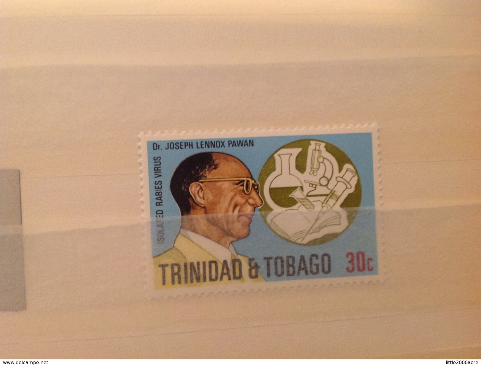 Trinidad And Tobago 1975 30c Rabies Virus (inverted Watermark) MNH SG 460w - Trinidad & Tobago (1962-...)