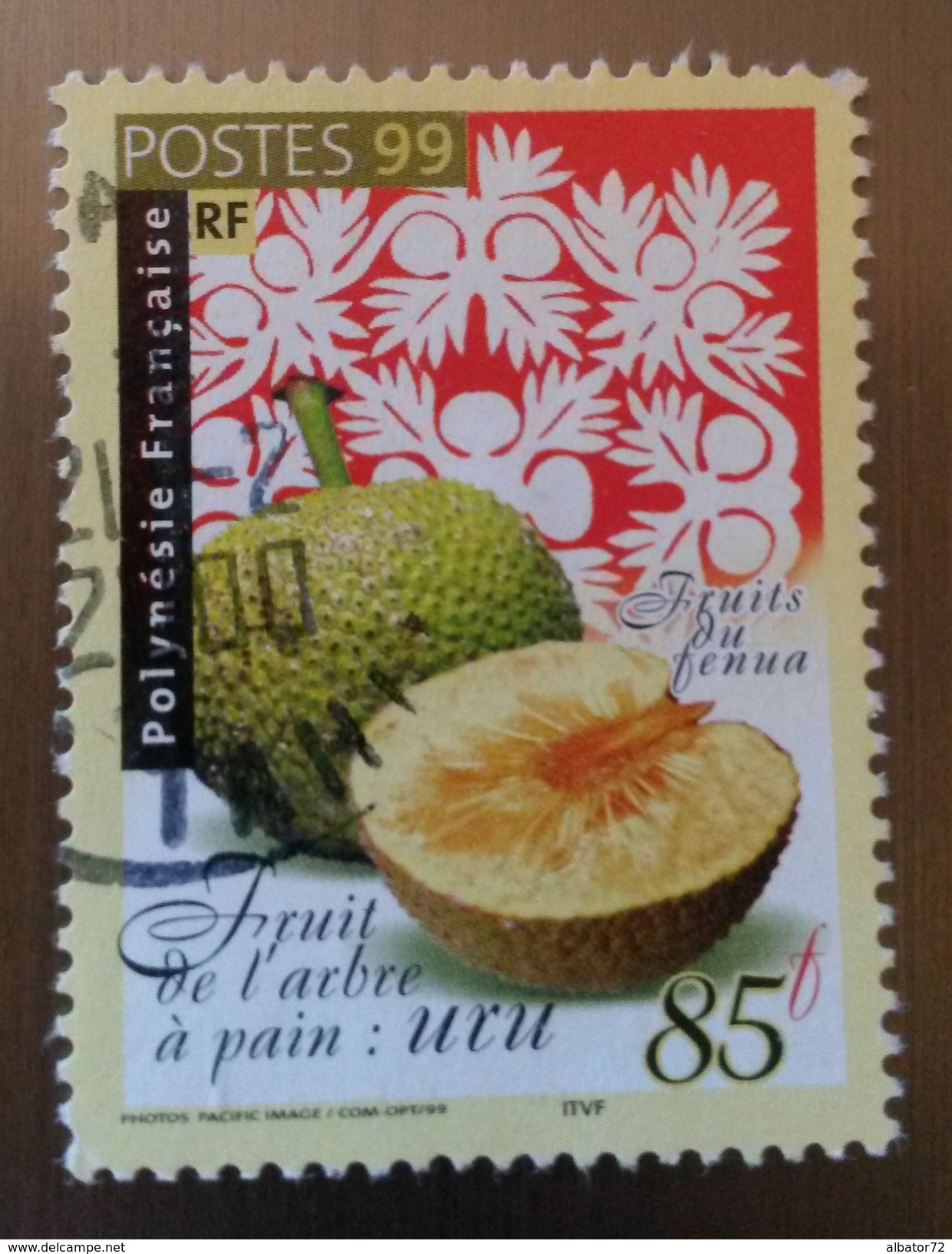 &hearts; Polynésie YT N° 588 - Fruits - 1999 - Oblitéré - Gebraucht